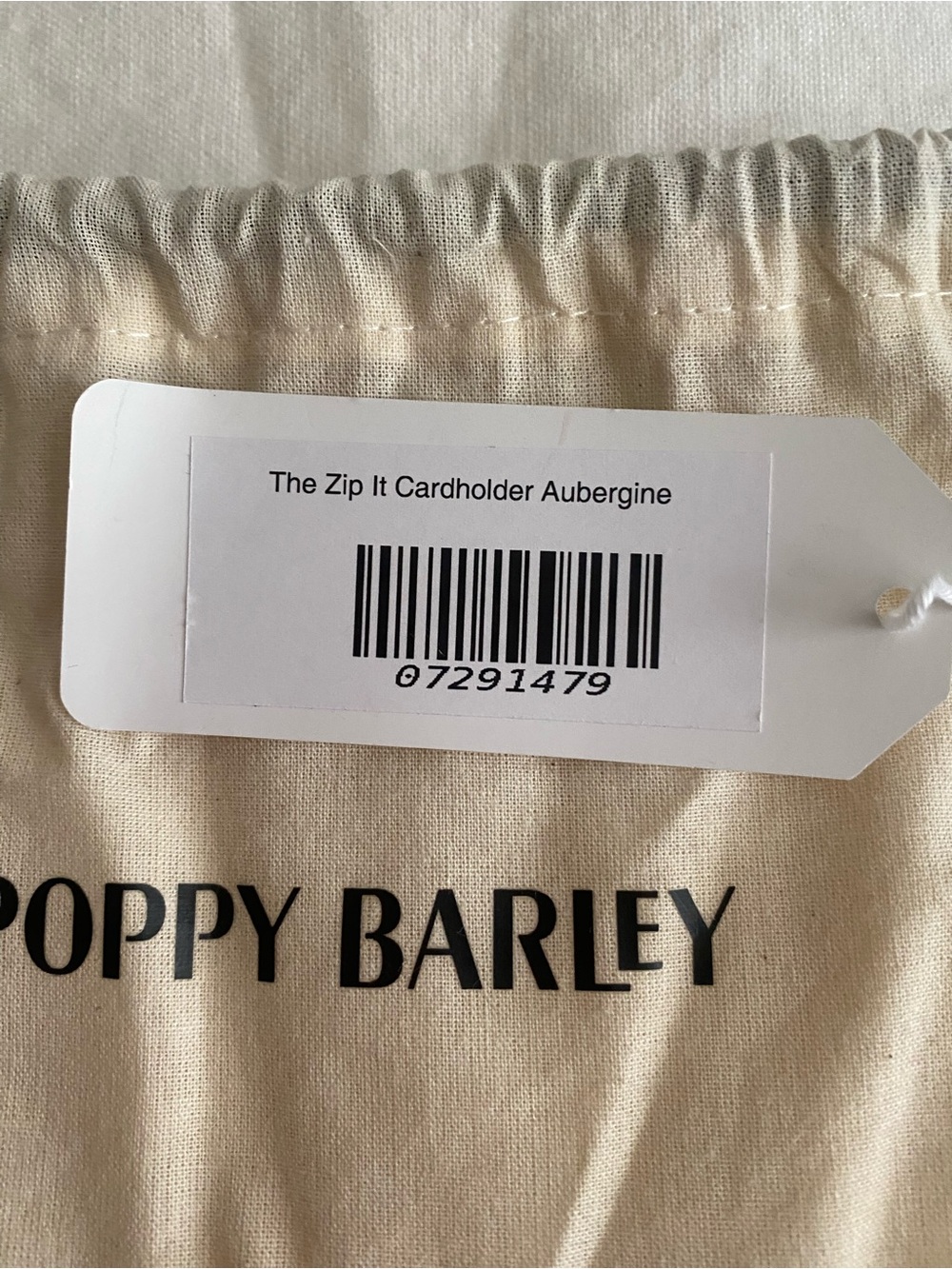 Poppy Barley Zip It Cardholder - Aubergine - Picture 3 of 5